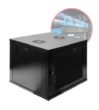 RACK MINI 19 8U X 470 MM PARA PAREDE PRETO